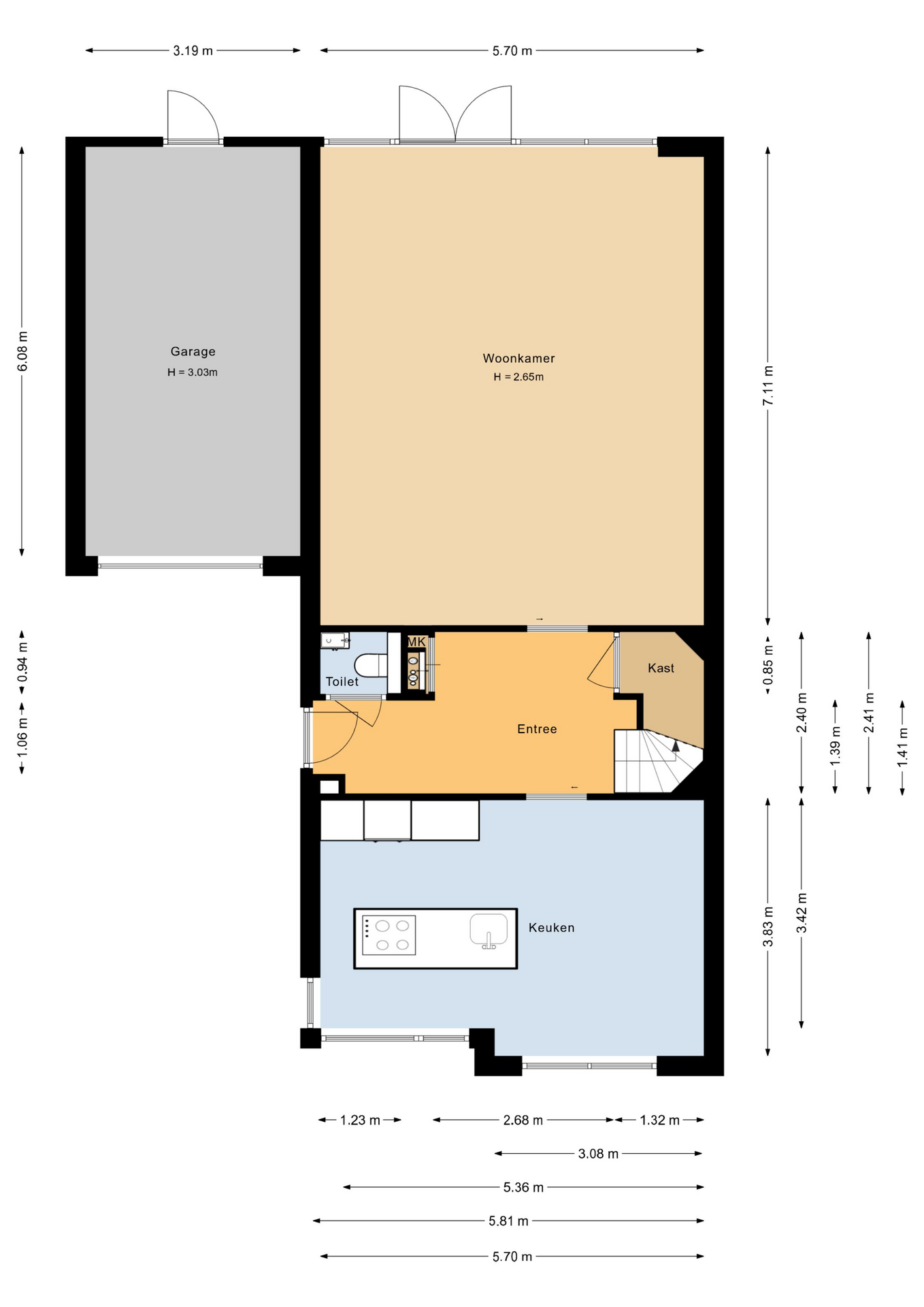 Bingerden 56 - 8219 AW - lelystad-plattegrond-1